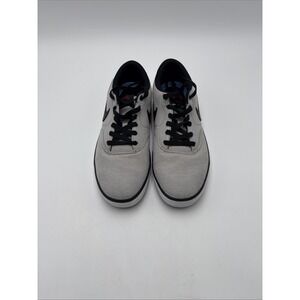 Nike‎ SB Solarsoft Mens Tennis Shoes Size 11 Gray Canvas Sneakers Black Laces